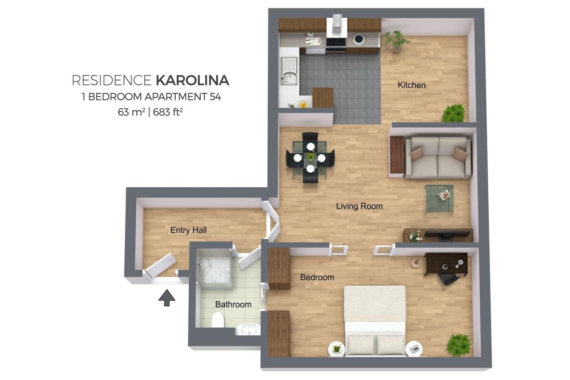 Residence Karolina Praha Ruang foto