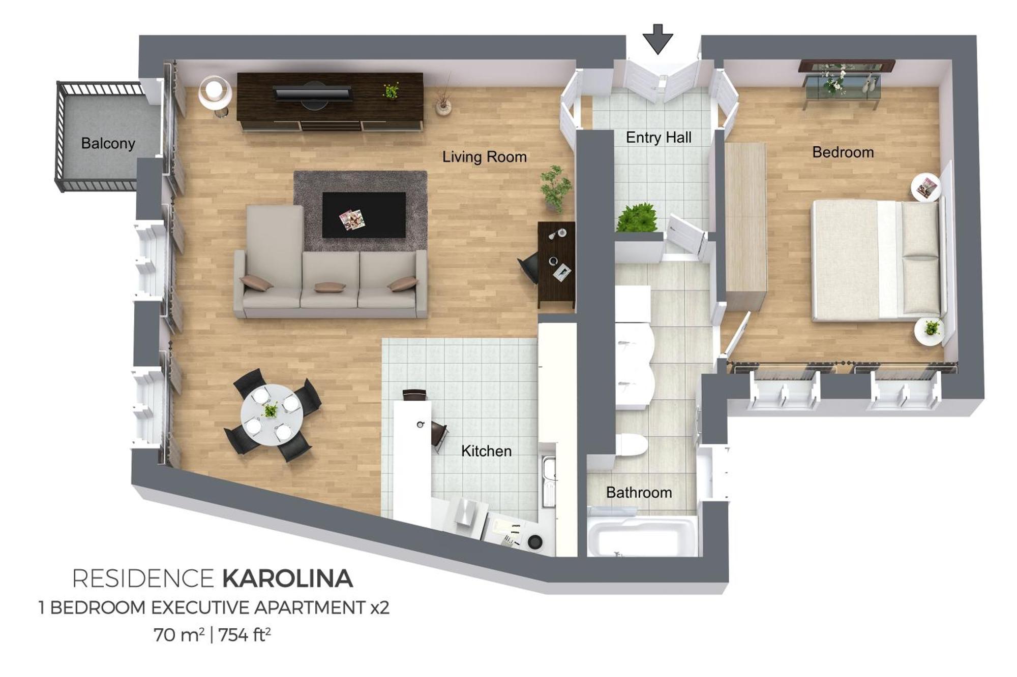 Residence Karolina Praha Ruang foto