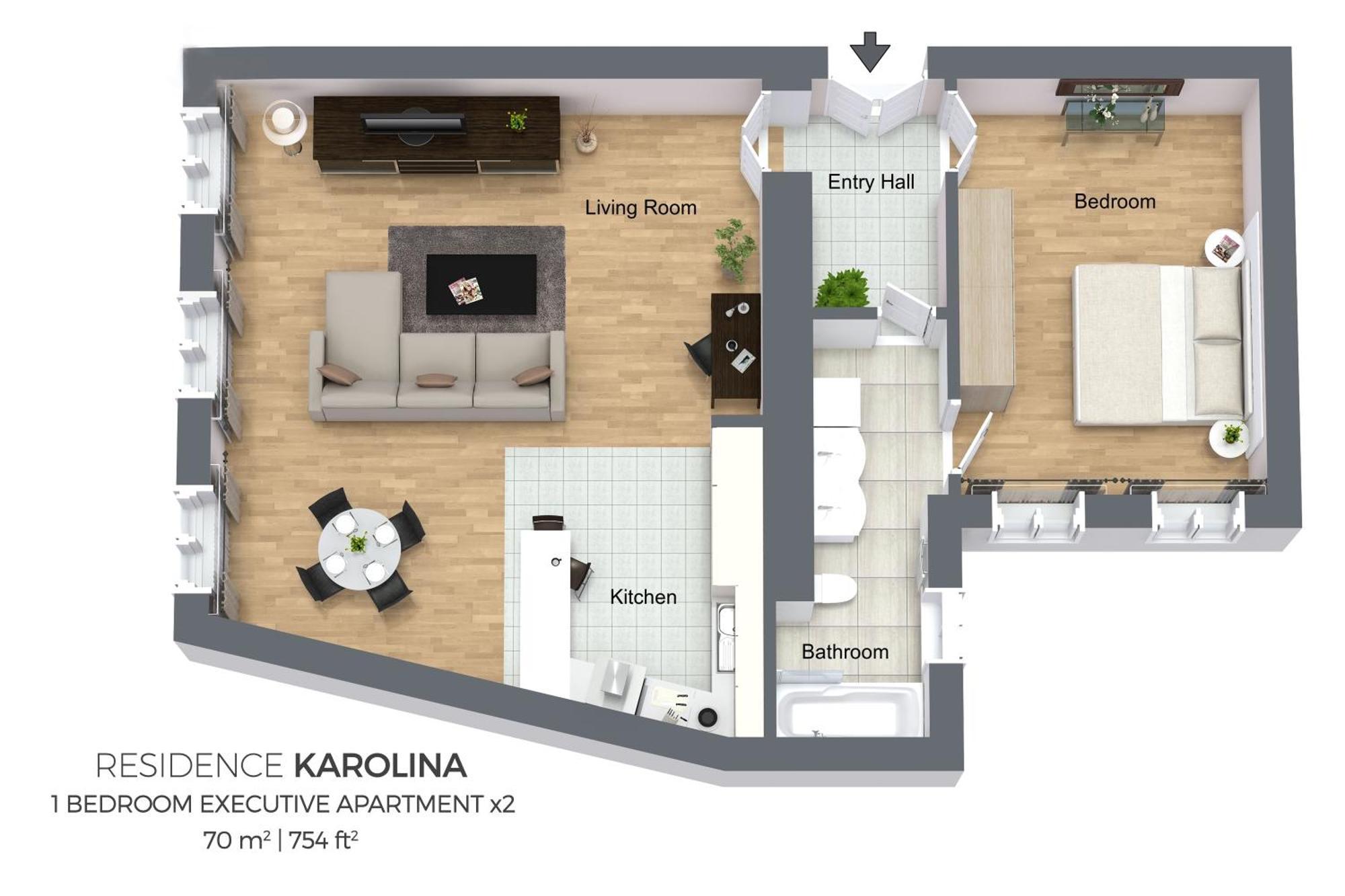 Residence Karolina Praha Ruang foto