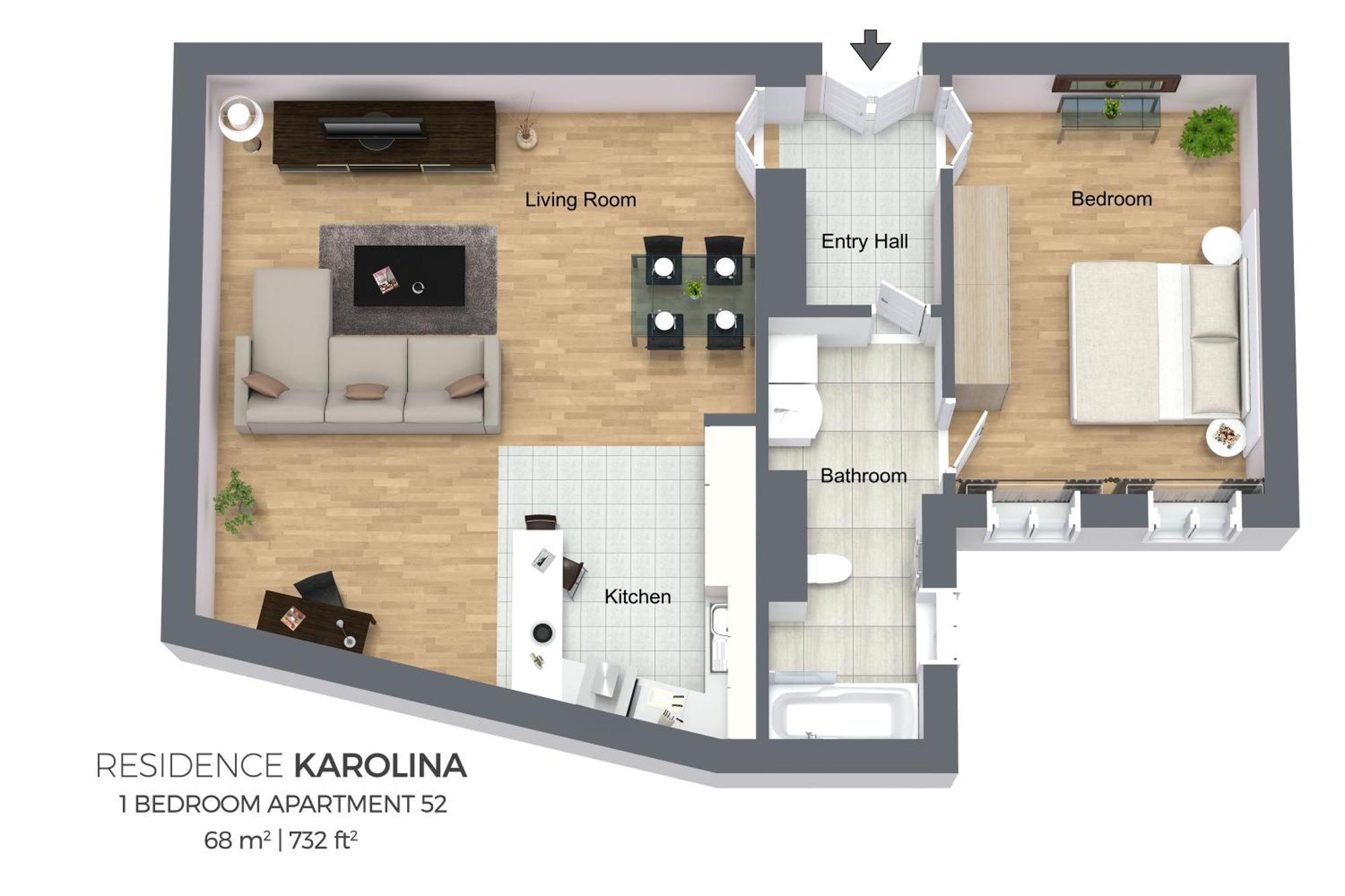 Residence Karolina Praha Ruang foto