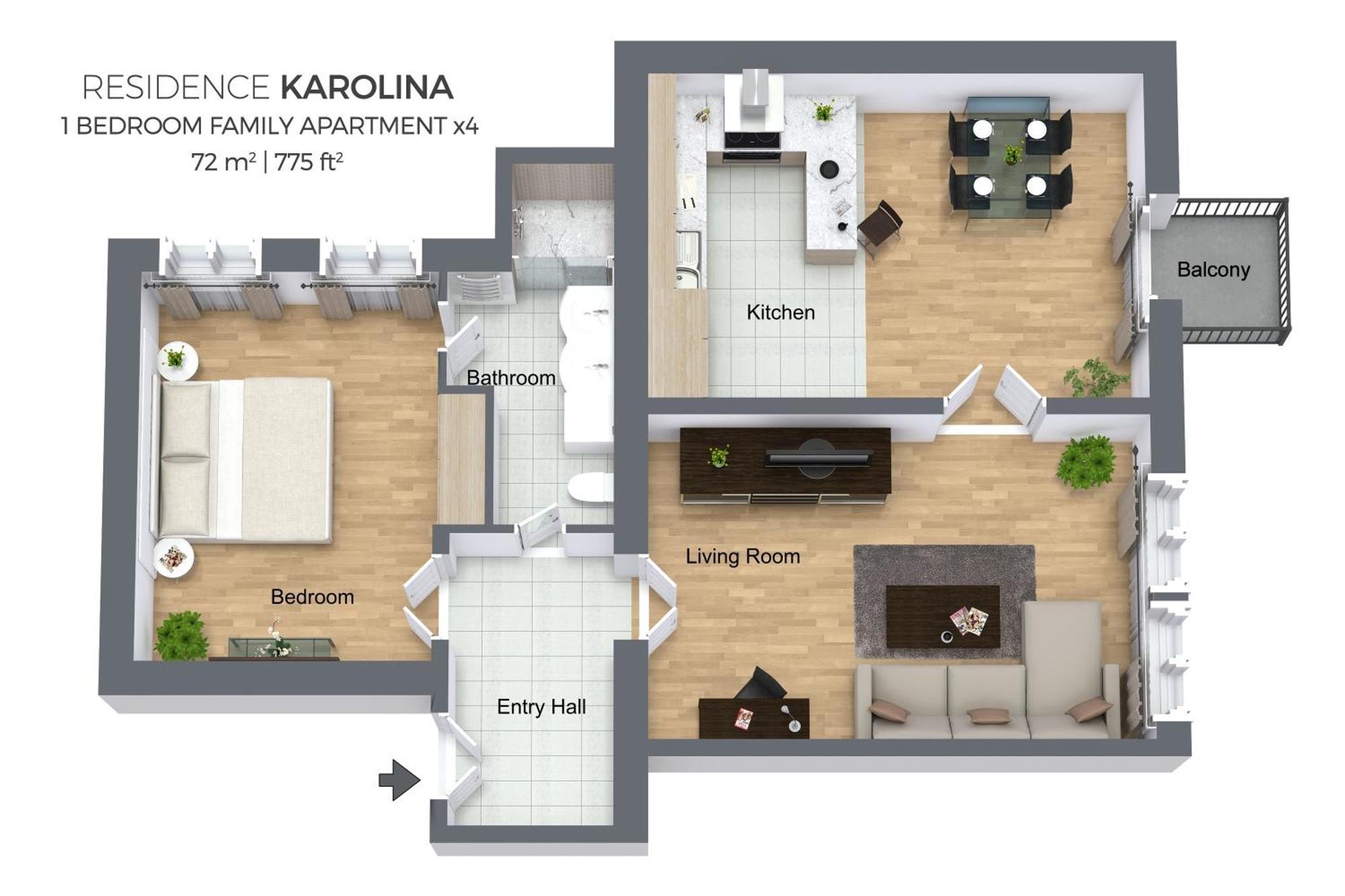 Residence Karolina Praha Ruang foto